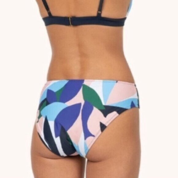 NWT Lively Multicolor The Floral Print Swim Retro Bikini Bottom Size Medium - Picture 8 of 8